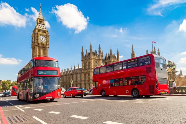 Regional population size: 8,982,300. Total accidents: 4,210. Accidents per 100k people: 47 (Photo: Shutterstock)
