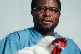 Professor Appolinaire Djikeng, Director, Centre for Tropical Livestock Genetics and Health at the University of Edinburgh. Photograph: MAVERICK PHOTO AGENCY