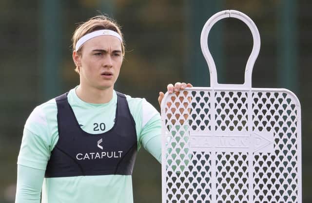 Hibs forward Elias Melkersen has suffered three bouts of concussion this season.