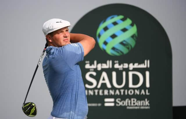 Bryson DeChambeau was speaking as he looked forward to a third appearance in the Saudi International at Royal Greens Golf and Country Club in King Abdullah Economic City. Picture: Ross Kinnaird/Getty Images.