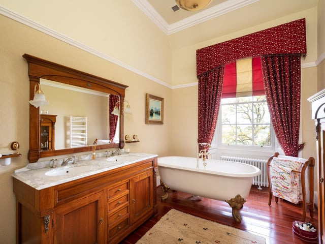 The bathrooms have been refurbished to a high standard.