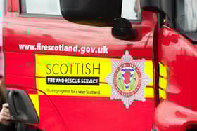 Scottish Fire and Rescue Service were called to a block of flats in Roslin Gardens in Dundee 