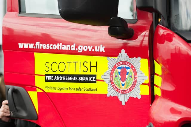 Scottish Fire and Rescue Service were called to a block of flats in Roslin Gardens in Dundee