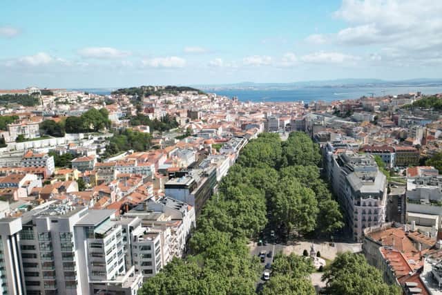Tree-lined Avenida da Liberdade gives UK guests green light for tax-free shopping