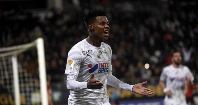 South African international Bongani Zungu in action for French club Amiens