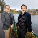 Luke Johnson, MD of H2 Green, and Dr Jonathan Copus, CEO of Getech. Picture: Paul Campbell.