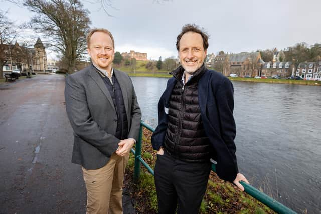 Luke Johnson, MD of H2 Green, and Dr Jonathan Copus, CEO of Getech. Picture: Paul Campbell.