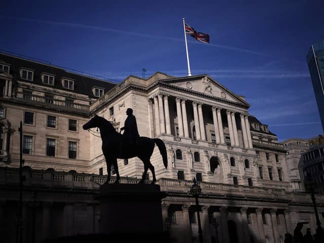Economist believe the Bank of England, above, is poised to move on interest rates.