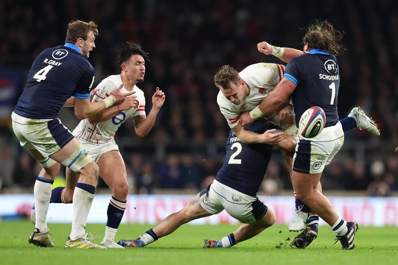 Throwing in was on point and part of a solid Scottish scrum. Did his bit then handed the baton to Fraser Brown just before the hour mark - 7.