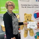 A bear named Buttony received a boost from Yorkshire Building Society Charitable Foundation.
