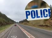 The A9 has been closed in both directions following a serious collision involving three cars.