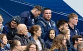Scotland's Zander Fagerson looks dejected as he is shown a red card during the win over France.