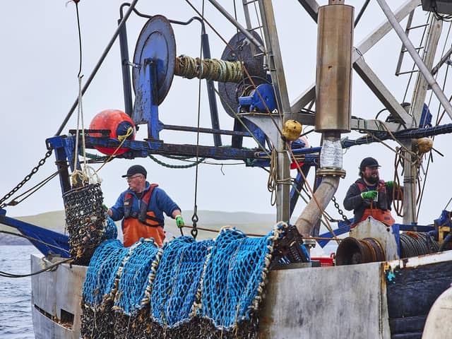 Fishermen in Shetland are starring in a new television commercial for the Marine Stewardship Council, which runs an ecolabelling scheme to help consumers choose sustainable fish and seafood. Picture: David Loftus
