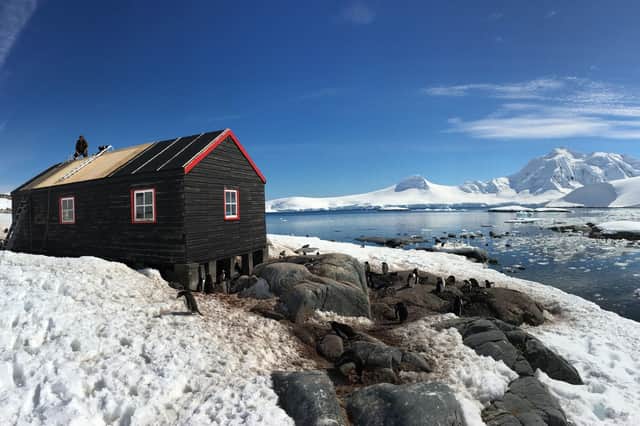 Four people have been chosen out of 6,000 applicants to spend five months working for a charity in Port Lockroy, Goudier Island, Antarctica (Picture: UK Antarctic Heritage Trust/PA Wire)