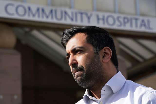 Health Secretary Humza Yousaf is under pressure over demands for better pay and conditions for NHS staff and long waiting times for treatment (Picture: Andrew Milligan/PA)