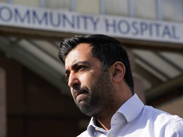Health Secretary Humza Yousaf is under pressure over demands for better pay and conditions for NHS staff and long waiting times for treatment (Picture: Andrew Milligan/PA)
