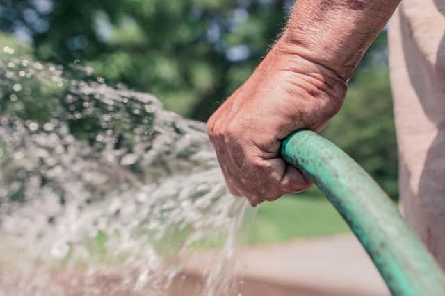 Some parts of the UK are facing a hosepipe ban this summer.