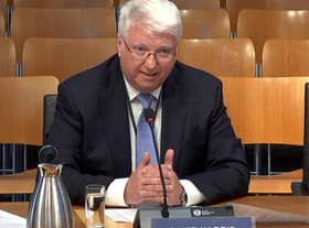 David Harris, CEO of Circularity Scotland, appeared before a Holyrood committee.