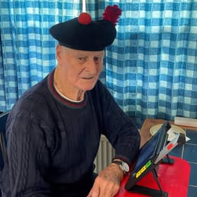 John Grant Gordon, a 95-year-old veteran from Montrose