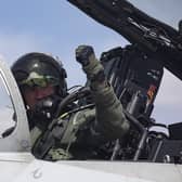 Personnel and aircraft from the Royal Air Force Typhoon Force based at RAF Lossiemouth in Scotland. Picture: MoD