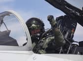 Personnel and aircraft from the Royal Air Force Typhoon Force based at RAF Lossiemouth in Scotland. Picture: MoD