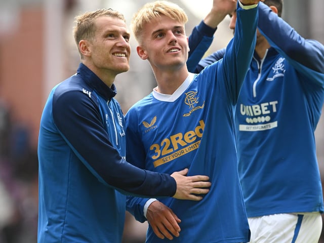 Involved in some Rangers attacks, nice debut for the teenager.