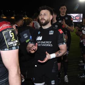 Ali Price came off the bench to help Glasgow defeat Lions in the Challenge Cup quarter-final last weekend. (Photo by Ross MacDonald / SNS Group)
