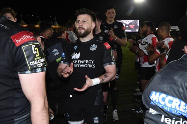 Ali Price came off the bench to help Glasgow defeat Lions in the Challenge Cup quarter-final last weekend. (Photo by Ross MacDonald / SNS Group)