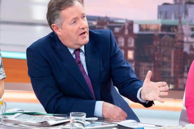 Piers Morgan has admitted he plays up to his combative TV persona but that at home he is a “sea of serenity”.