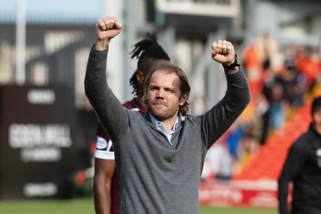 Hearts boss Robbie Neilson. (Photo by Mark Scates / SNS Group)