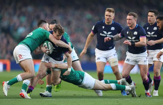 Scotland were outclassed and overpowered by Ireland in Dublin.