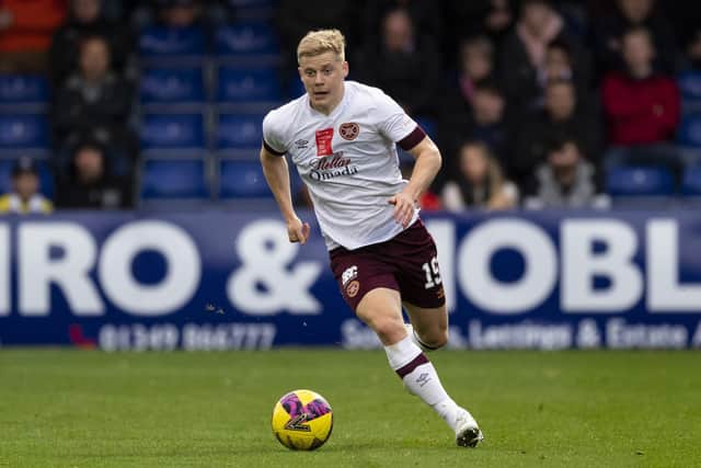 Alex Cochrane put in a strong performance for Hearts against Ross County in Dingwall.