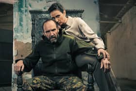 Ralph Fiennes and Indira Varma will be appearing in Edinburgh in a new stage production of Macbeth. Picture:  Oliver Rosser