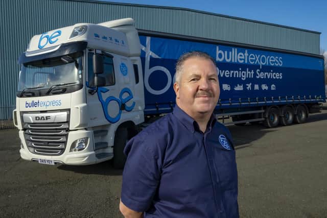 David McCutcheon, co-founder and chief executive at Bullet Express. Picture: Peter Devlin