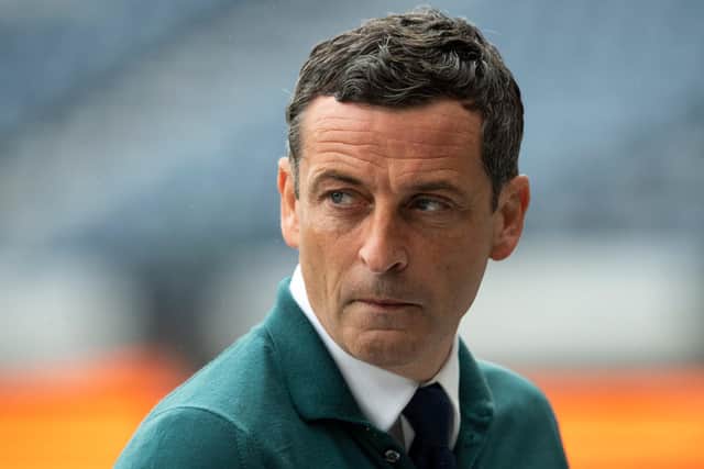 Hibs manager Jack Ross is just one game away from delivering one of the Easter Road club's most successful seasons. Photo by Ross Parker / SNS Group