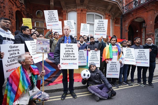 Veteran LGBT+ rights activist Peter Thatchell has voiced his complaints of FIFA and their hypocrisy in overlooking Qatar's laws regarding homosexuality. The Guardian report revealed that Tatchell staged a protest against Qatar's criminalisation of LGBT+ people at the National Museum of Qatar this year. He commented that "If a Qatari footballer came out as gay," the player would be "more likely to be jailed than selected for Qatar's national team." He went on to explain how this contradicts Fifa's rules who are doing "nothing about it".