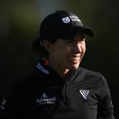 Carlota Ciganda of Spain pictured during the first round of the AIG Women's Open at Walton Heath in Tadworth. Picture: Oisin Keniry/R&A/R&A via Getty Images.