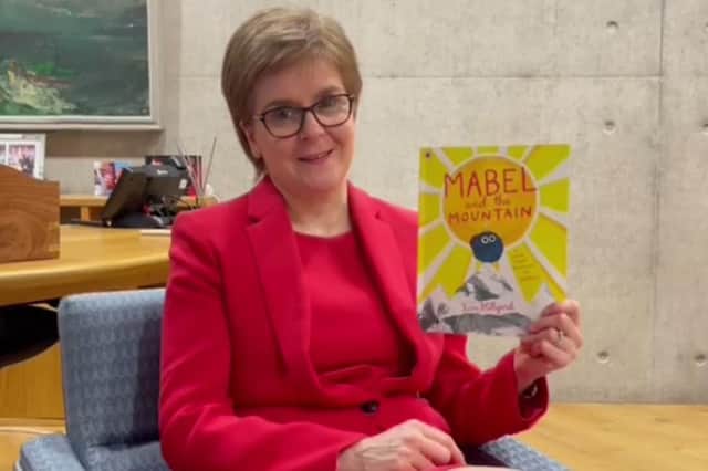 Nicola Sturgeon has recorded a story for children.