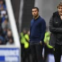 Tottenham manager Antonio Conte was back at Ibrox, where he won 4-0 with Juventus as a player in November 1995. (Photo by Rob Casey / SNS Group)
