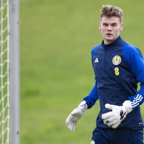 Murray Johnson has signed a new long-term Hibs deal.  (Photo by Ross MacDonald / SNS Group)