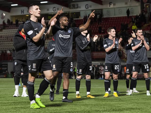 Ayr United lead the way in the Championship.  (Photo by Ross MacDonald / SNS Group)