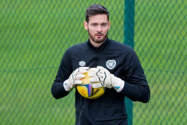 Hearts goalkeeper Craig Gordon.