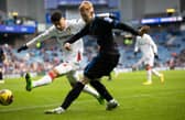 Adam Devine in action for Rangers during the friendly win over Bayer Leverkusen at Ibrox on Saturday. (Photo by Craig Williamson / SNS Group)