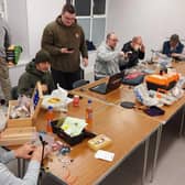 Anglers who attended the latest West Lothian fly tying event at Mid Calder. Picture by Nigel Duncan