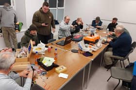 Anglers who attended the latest West Lothian fly tying event at Mid Calder. Picture by Nigel Duncan