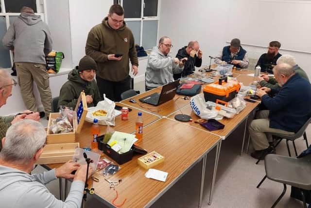 Anglers who attended the latest West Lothian fly tying event at Mid Calder. Picture by Nigel Duncan