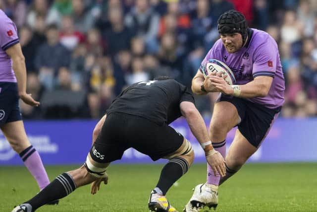 Zander Fagerson is Scotland's first-choice at tight-head prop.