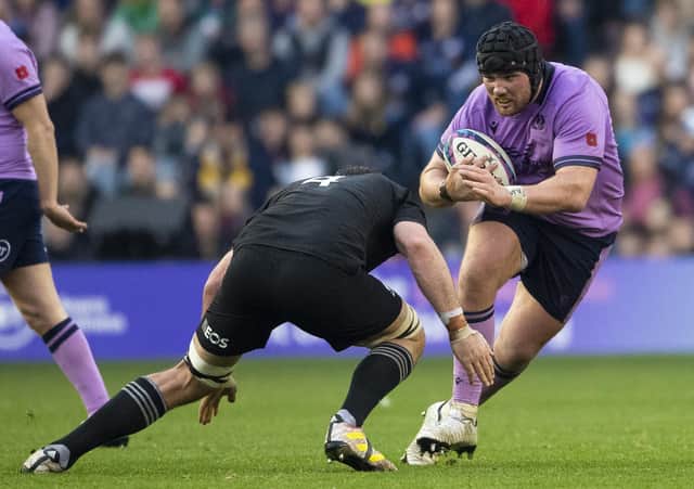 Zander Fagerson is Scotland's first-choice at tight-head prop.