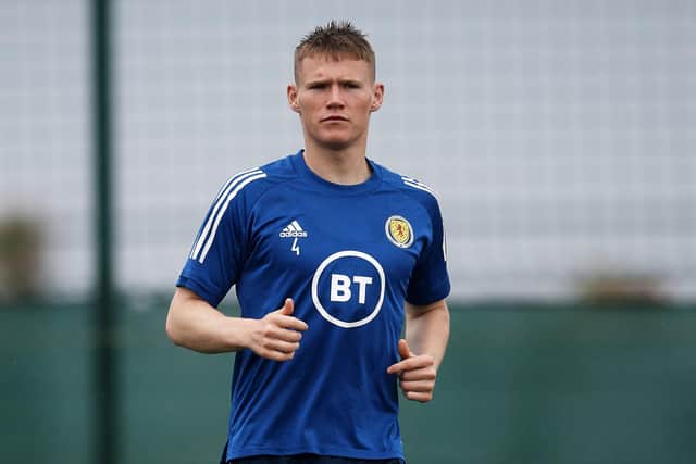 Scott McTominay's form at Manchester United gives Levein cause for optimism.