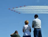 The Red Arrows flew on to Prestwick. Pic: John Devlin